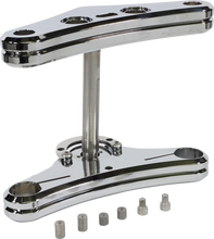 Load image into Gallery viewer, Accutronix Triple Tree - 41 mm - Chrome - Raked 5° - Elite Radius Groove TWR541-EC - Main Product View