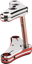 Load image into Gallery viewer, Accutronix Triple Tree - 41 mm - Chrome - Raked 7° - Elite Radius Groove TWR741-EC - Main Product View