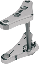 Load image into Gallery viewer, Accutronix Triple Tree - 41 mm - Chrome - Raked 7° - Elite Radius Groove TWR741-EC - Side View