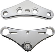 Load image into Gallery viewer, Accutronix Triple Tree - 41 mm - Chrome - Raked 7° - Elite Smooth TWR741-ESC - Detail View