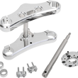 Load image into Gallery viewer, Accutronix Triple Tree - 49 mm - Chrome - 5° Rake TWD549-ESCK8 - Side View