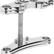 Load image into Gallery viewer, Accutronix Triple Tree Conversion Kit - 39 mm - Chrome - Raked - FXD - '00-'03 TWD39-EHLCK2 - Main Product View
