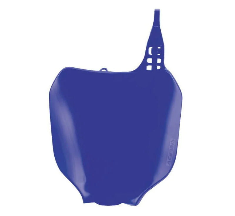 Acerbis 00-05 Yamaha YZ/ YZF250/ YZF450 Front Number Plate - Blue - Side View