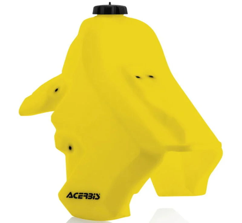 Acerbis 00-23 Suzuki DRZ400S/SM 3.9 Gallon Fuel Tank - Yellow - Side View