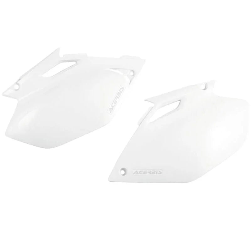 Acerbis 03-05 Yamaha YZ250F/450F Side Panels - White - Side View