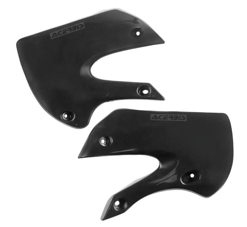 Acerbis 03-09 Kawasaki/Suzuki KLX110/DRZ110/ 00-24 RM/KX65 Radiator Shroud - Black - Side View