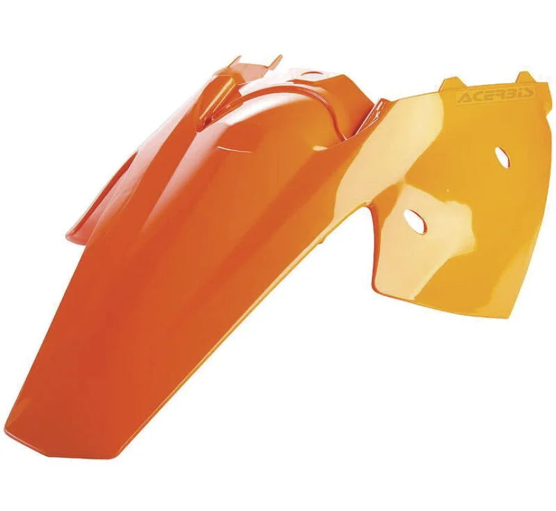 Acerbis 04-07 KTM EXC/ XC-W Rear Fender Cowling - Orange - Main Product View