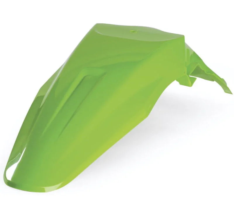 Acerbis 06-08 Kawasaki KX250F/450F Rear Fender - Green - Side View