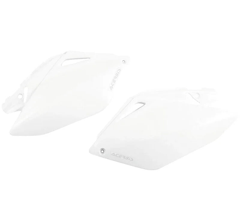 Acerbis 06-09 Honda CRF250R Side Panels - White - Side View