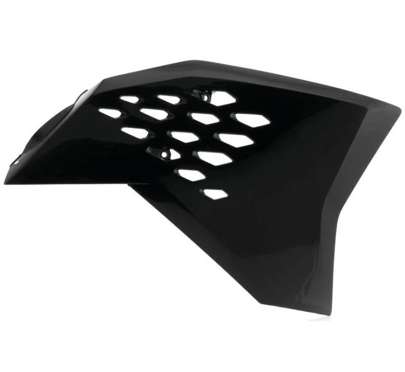 Acerbis 07-10 KTM SX/SX-F/ XC XC-W Radiator Shroud - Black - Main Product View