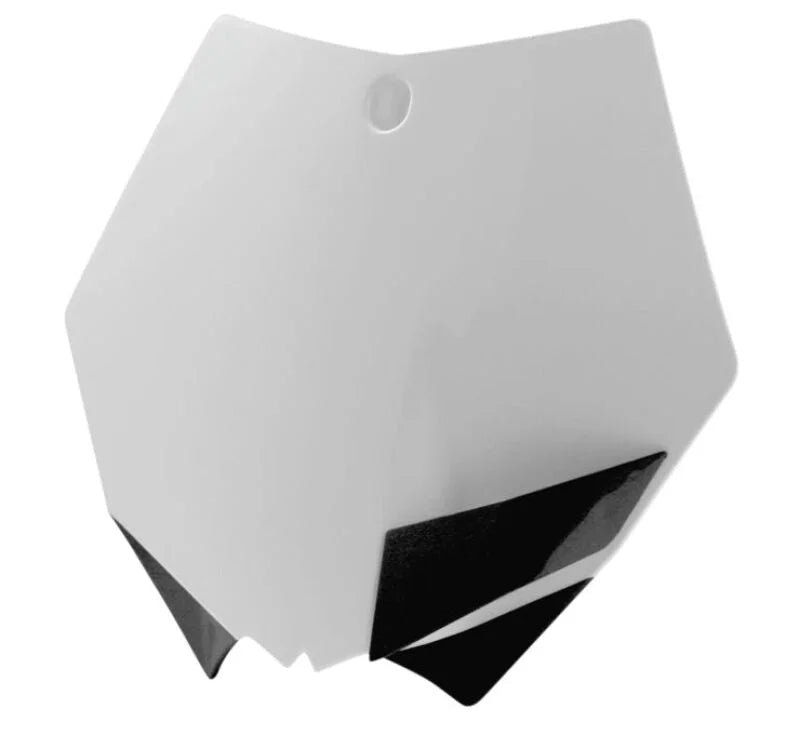Acerbis 07-12 KTM SX/XC/XC-F/XC-W Front Number Plate - White - Side View