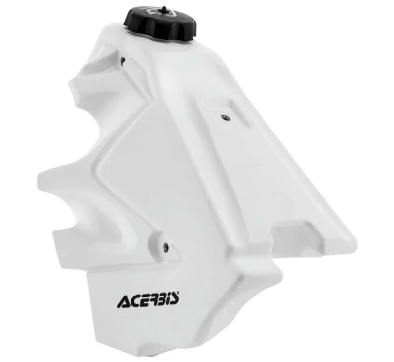 Acerbis 07-21 Yamaha YZ85 2.2 Gallon Fuel Tank - White - Main Product View
