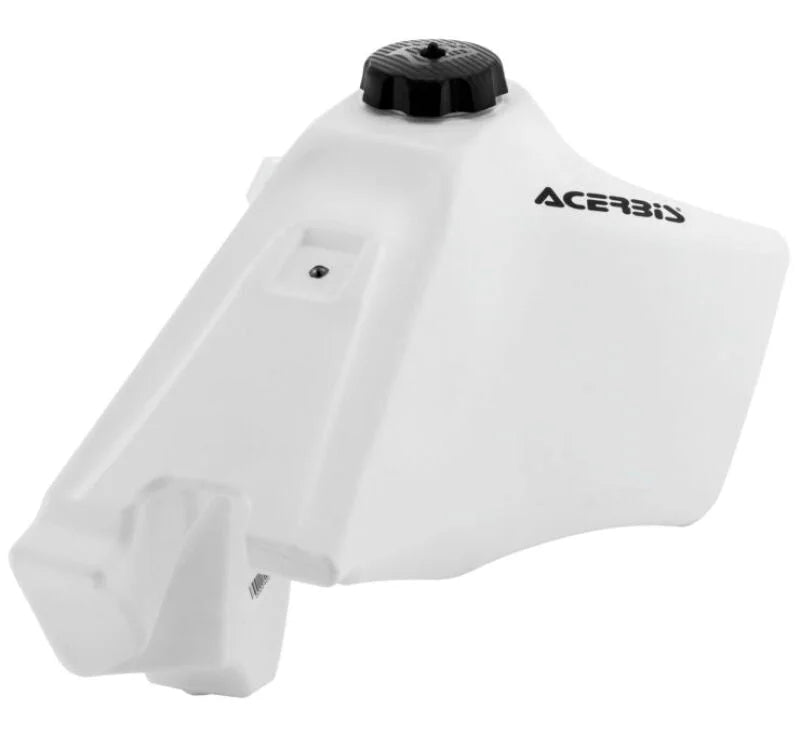 Acerbis 07-21 Yamaha YZ85 2.2 Gallon Fuel Tank - White - Side View