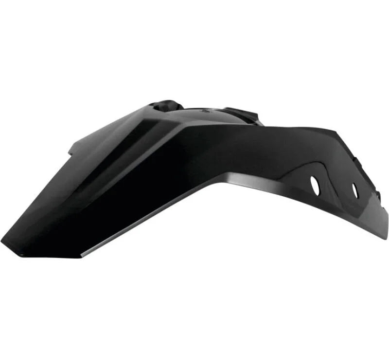 Acerbis 08-11 KTM Cowling XC-W/ EXC450/530 Rear Fender - Black - Side View