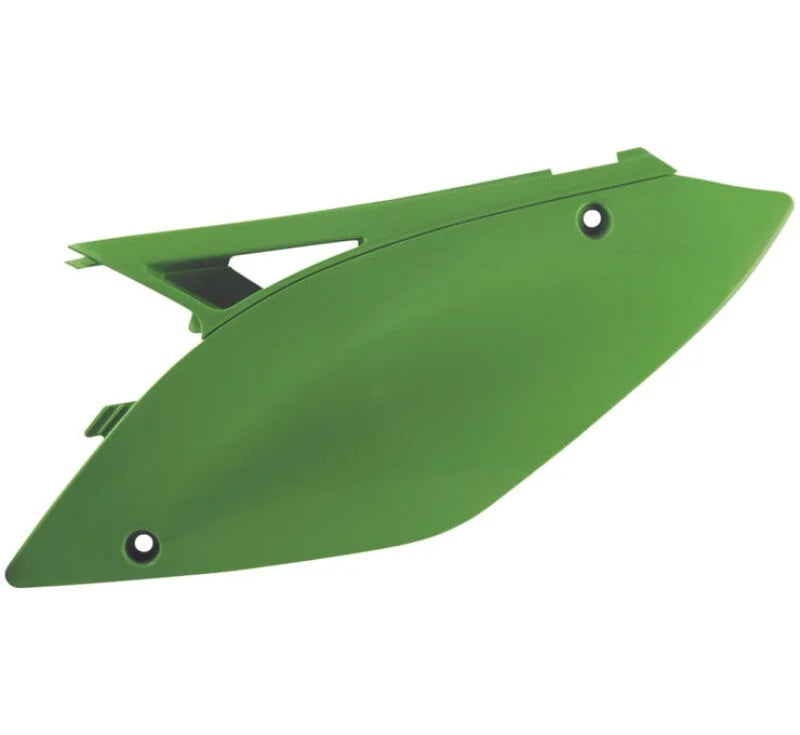 Acerbis 09-12 Kawasaki KX250F/ KX450F Side Panels - Green - Main Product View