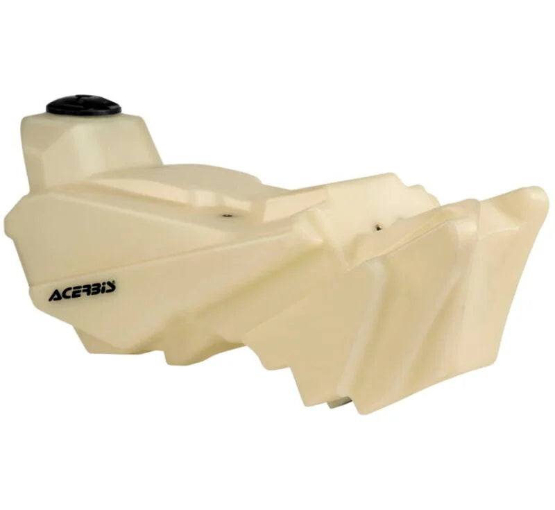 Acerbis 10-18 Yamaha YZ250F/ 14-17 YZ450F 2.9 Gallon Fuel Tank - Natural - Side View