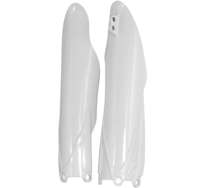 Acerbis 10-24 Yamaha YZ125-250-450/ FX/ X/ F Lower Fork Cover Set - White - Main Product View