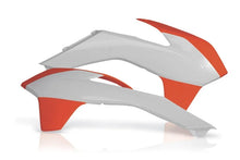 Load image into Gallery viewer, Acerbis 13-16 KTM SX125/150/ SX250/XC/ SX-F/XC-F/ EXC/XC-W/XCF-W Radiator Shroud - White/Orange