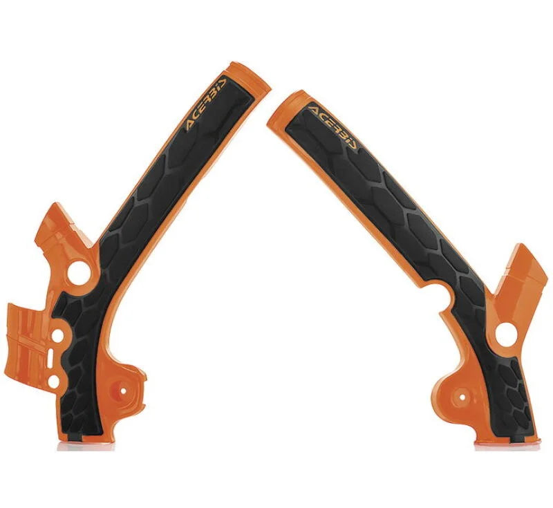 Acerbis 13-17 Husqvarna TC85/SX85 Frame Guard X Grip - 16 Orange/Black - Main Product View