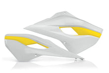 Load image into Gallery viewer, Acerbis 14-16 Husqvarna FC250-450/ TC125/ TC250/ TE125-300/ FE250-501 Radiator Shroud - Wht/Yellow