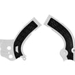 Load image into Gallery viewer, Acerbis 14-16 Yamaha YZ250F/ YZ450F Frame Guards- X-Grip - White/Black - Main Product View