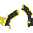 Load image into Gallery viewer, Acerbis 15-18 Suzuki RMZ250 Frame Guards- X-Grip - Yellow/Black - Side View