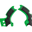 Load image into Gallery viewer, Acerbis 15-20 Kawasaki KX250F/ KX250 Frame Guard X Grip - Green/Black - Main Product View