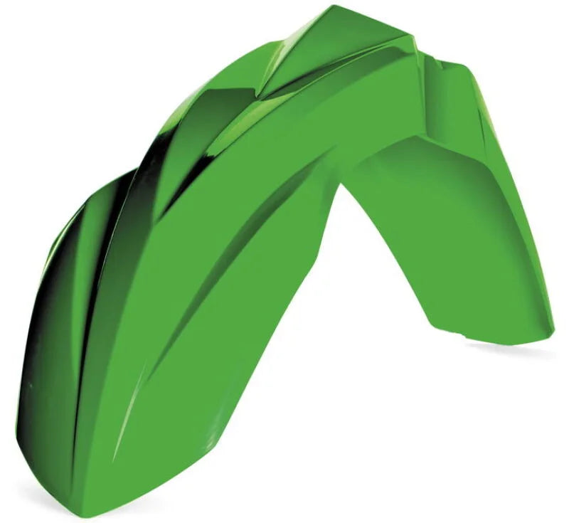 Acerbis 16-17 Kawasaki KX250F/ KX450F Front Fender - Flo-Green - Main Product View