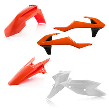 Load image into Gallery viewer, Acerbis 16-18 KTM SX125-250/ SX-F250/350/450/ XC-F250-450/ XC Plastic Kit - Orange/White Orig.18