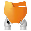Load image into Gallery viewer, Acerbis 16-18 KTM SX125/150/SX-F/XC-F/ 17-18 SX250/XC Raptor Front Number Plate - Orange/White