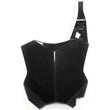 Load image into Gallery viewer, Acerbis 16-18 Kawasaki KX250F-450F/ 19-24 KX250-450/ 21-24 KX250X/450X Front Number Plate - Black - Main Product View