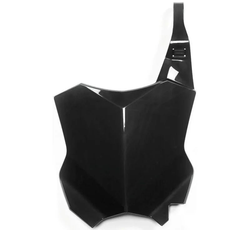 Acerbis 16-18 Kawasaki KX250F-450F/ 19-24 KX250-450/ 21-24 KX250X/450X Front Number Plate - Black - Main Product View