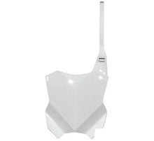 Load image into Gallery viewer, Acerbis 16-18 Kawasaki KX250F-450F/ 19-24 KX250-450/ 21-24 KX250X/450X Front Number Plate - White - Side View