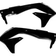 Load image into Gallery viewer, Acerbis 16-18 Kawasaki KX450F Radiator Shroud - Black - Main Product View