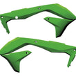Load image into Gallery viewer, Acerbis 16-18 Kawasaki KX450F Radiator Shroud - Green - Side View