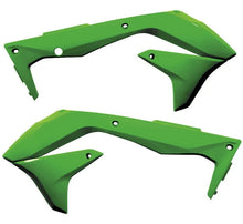 Load image into Gallery viewer, Acerbis 16-18 Kawasaki KX450F Radiator Shroud - Green - Side View