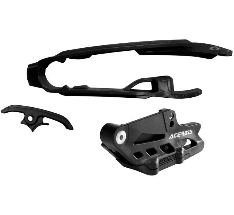 Acerbis 16-22 KTM 125-450 SX/SX-F/XC-F/ Husq 125-250/ 21-23 GasGas Chain Guide/Slider Kit - Black - Main Product View