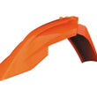 Load image into Gallery viewer, Acerbis 16-23 KTM 125-450 SX/ SX-F/ XC-F/ XC/ XC-W/ EXC-F Front Fender - 16 Orange - Side View