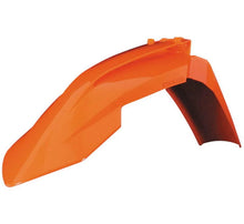 Load image into Gallery viewer, Acerbis 16-23 KTM 125-450 SX/ SX-F/ XC-F/ XC/ XC-W/ EXC-F Front Fender - 16 Orange - Side View