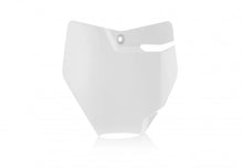 Load image into Gallery viewer, Acerbis 16-23 KTM SX65/ 21-23 GasGas MC65 Front Number Plate - White
