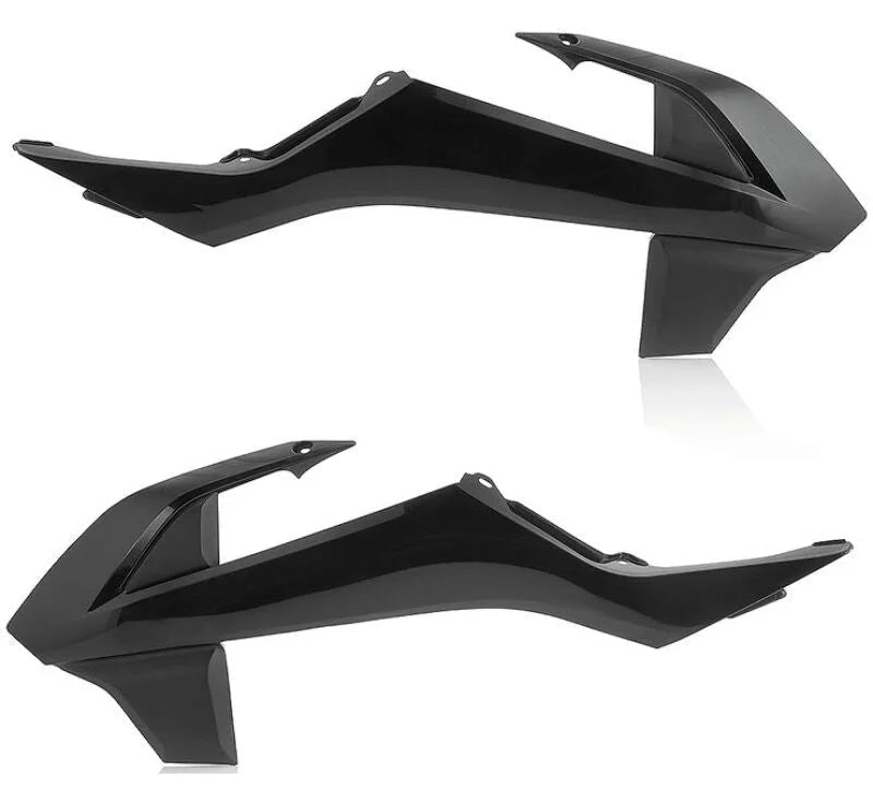 Acerbis 16-23 KTM SX65/ 21-23 GasGas MC65 Radiator Shroud - Black - Side View