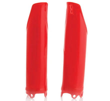 Load image into Gallery viewer, Acerbis 17-18 Honda CRF250R/ CRF450R/ CRF450RX Lower Fork Cover Set - Red - Side View