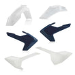 Load image into Gallery viewer, Acerbis 17-19 Husqvarna TE150-300/ FE250-501/ TE250i/ TE300i Plastic Kit - White/Blue