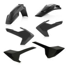 Load image into Gallery viewer, Acerbis 17-19 Husqvarna TE150/250/300/ FE250/350/450/501/ TE250i/ TE300i Plastic Kit - Black