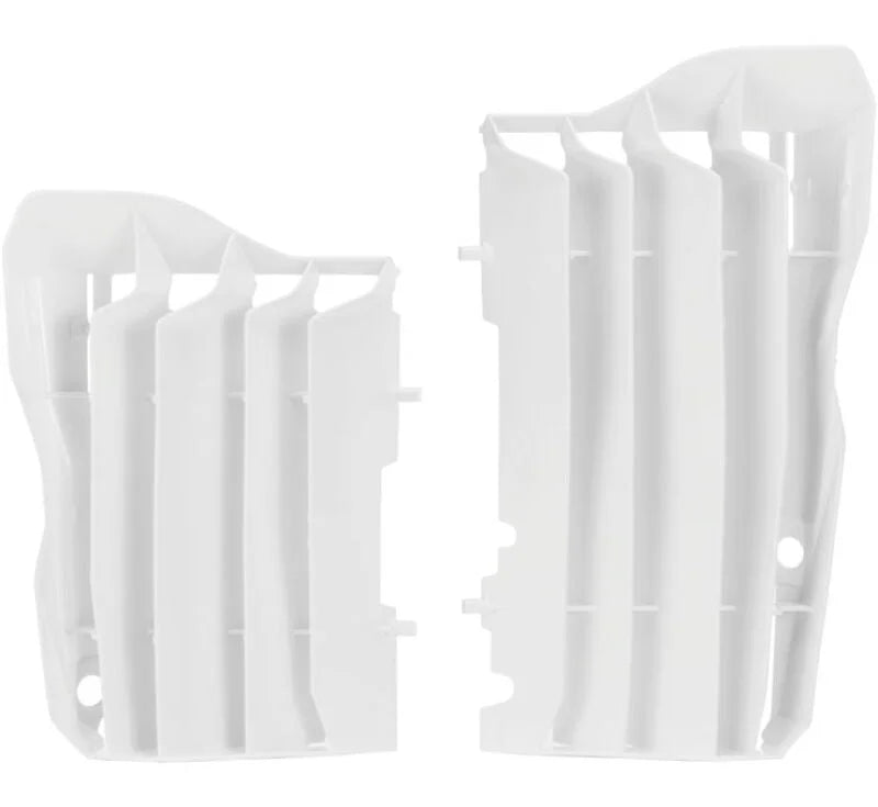 Acerbis 17-20 Honda CRF450R/ CRF450RX/ 2022 CRF450R-S Radiator Louvers - White - Side View