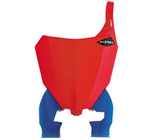 Load image into Gallery viewer, Acerbis 17-21 Honda CRF250R/RX/CRF450R/RX/ 2022 CRF450R-S Raptor Front Number Plate - Red/Blue