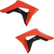 Load image into Gallery viewer, Acerbis 17-22 Honda CRF250R/ CRF450R/ CRF450R-S Radiator Shroud - Red/Black - Side View