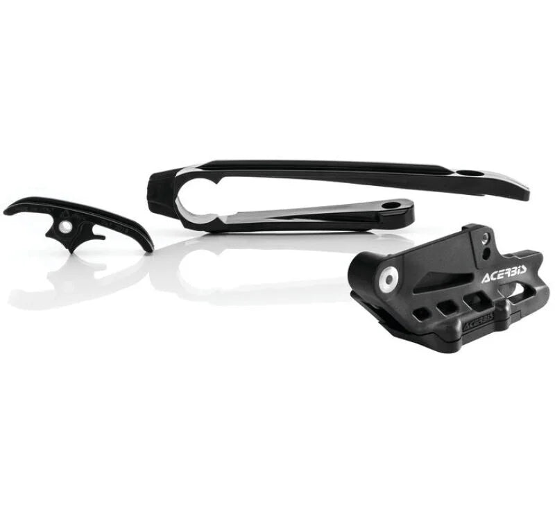 Acerbis 17-23 KTM XC-W/ XCF-W/ EXC/EXC-F Chain Guide/Slider 2.0 Kit - Black - Side View