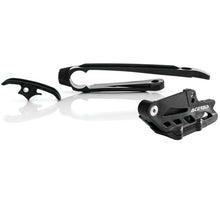 Load image into Gallery viewer, Acerbis 17-23 KTM XC-W/ XCF-W/ EXC/EXC-F Chain Guide/Slider 2.0 Kit - Black - Side View