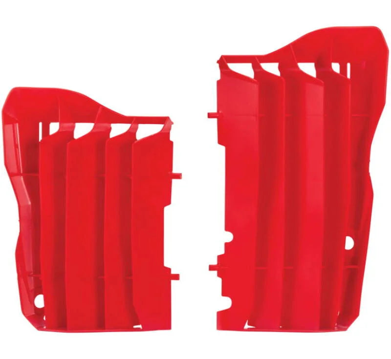 Acerbis 18-19 Honda CRF250R/ 2019 CRF250RX Radiator Louvers - 00 CR Red - Side View